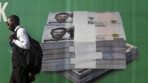 Packs of thousands of naira