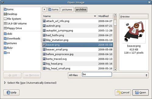 How to open a null file