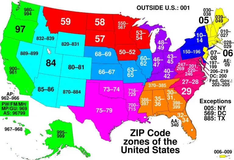 ZIP-Code-Zones